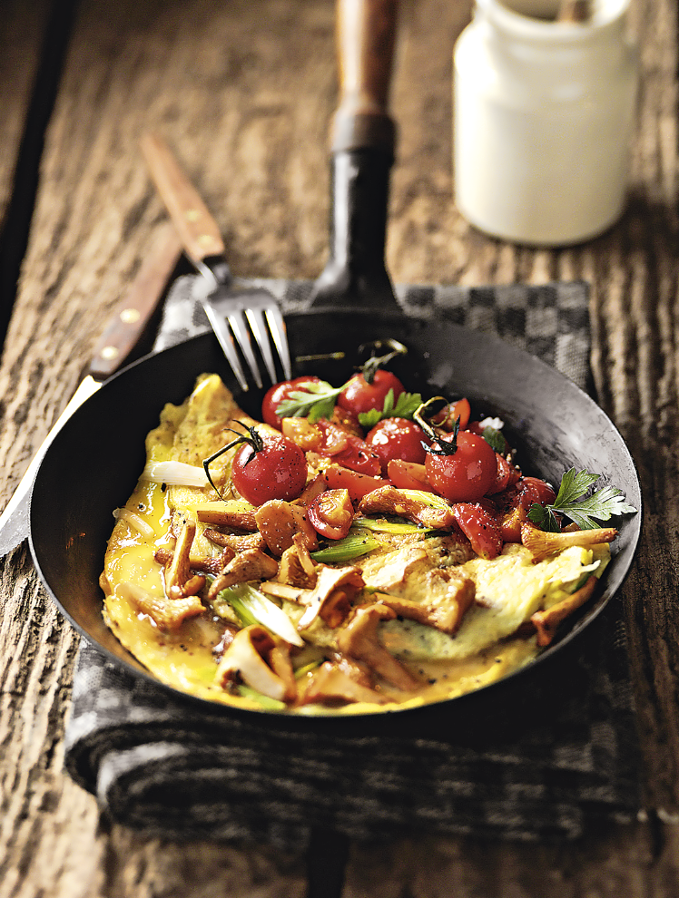 omelette au parmesan