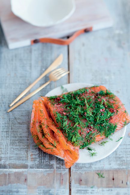 recette saumon gravlax pour Noël