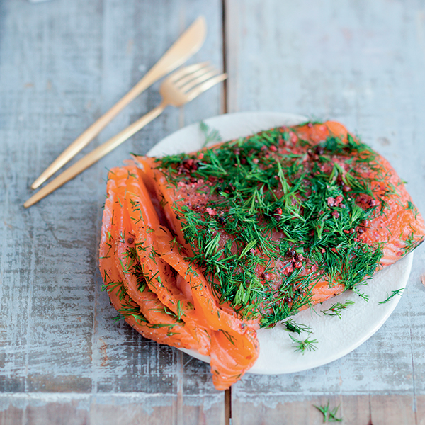 recette saumon gravlax pour Noël