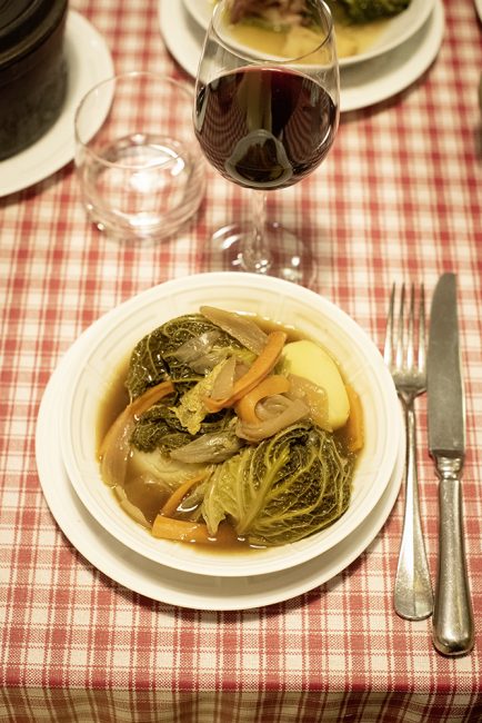 choux farci limousin, restaurant Chez Alphonse, Limoges