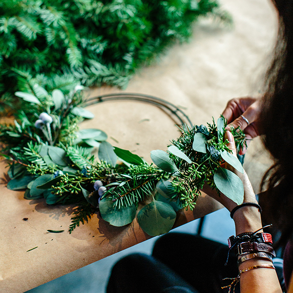 tuto de la couronne de Noël