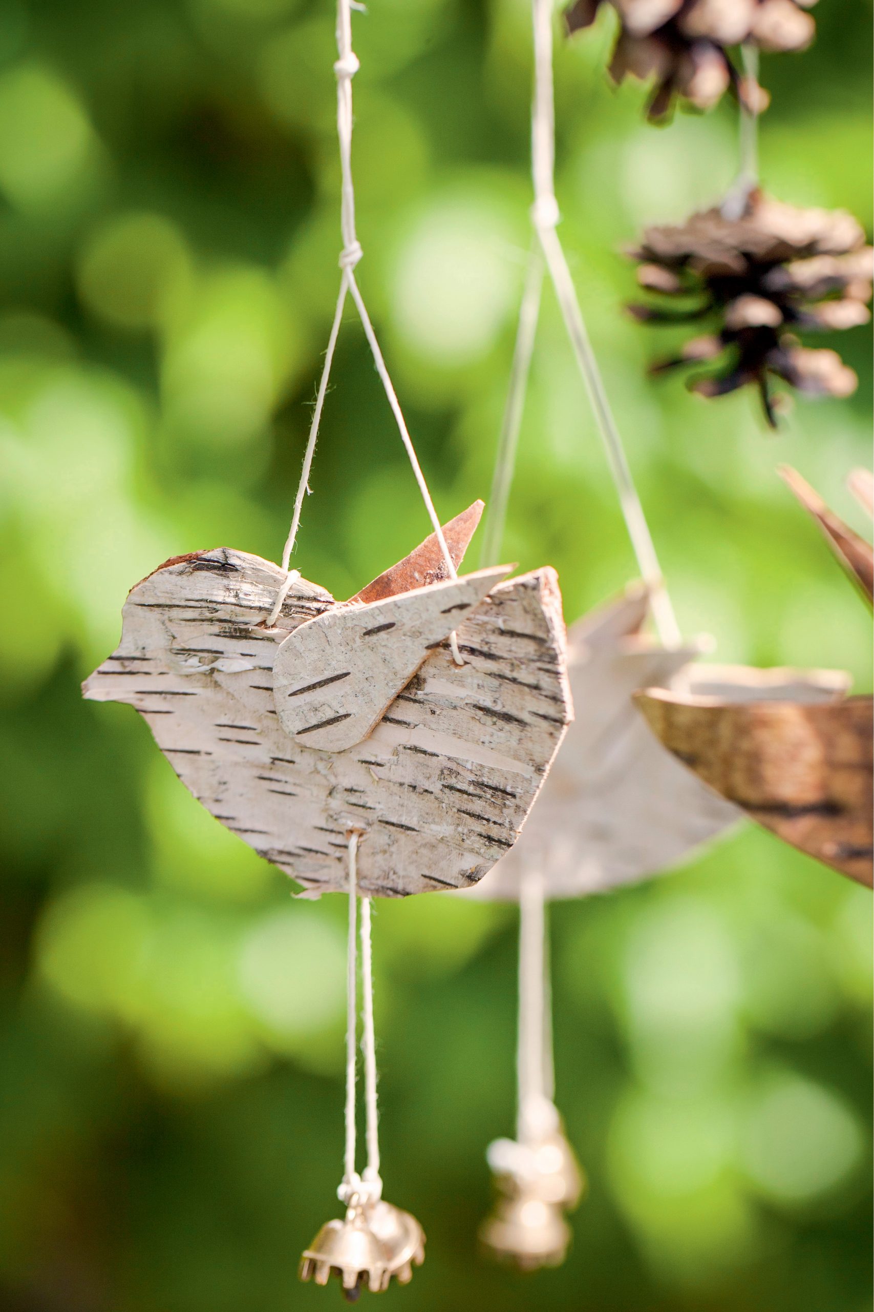 DIY Décoration avec des écorces de bouleau